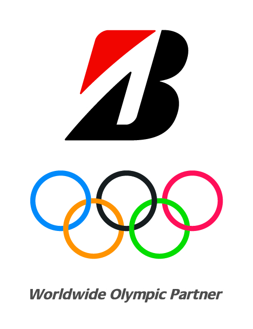 Bridgestone B Mark Olympic Vertical Logo